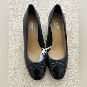 Brand new J Cree Factory black cap toe heels 8.5